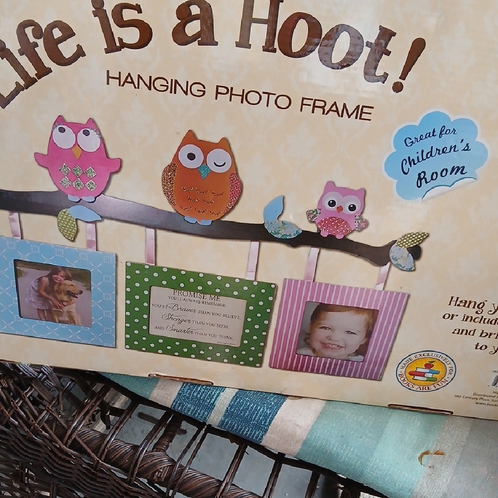 Owl-Themed Multi-Color Photo Frame - Picture 3 of 4